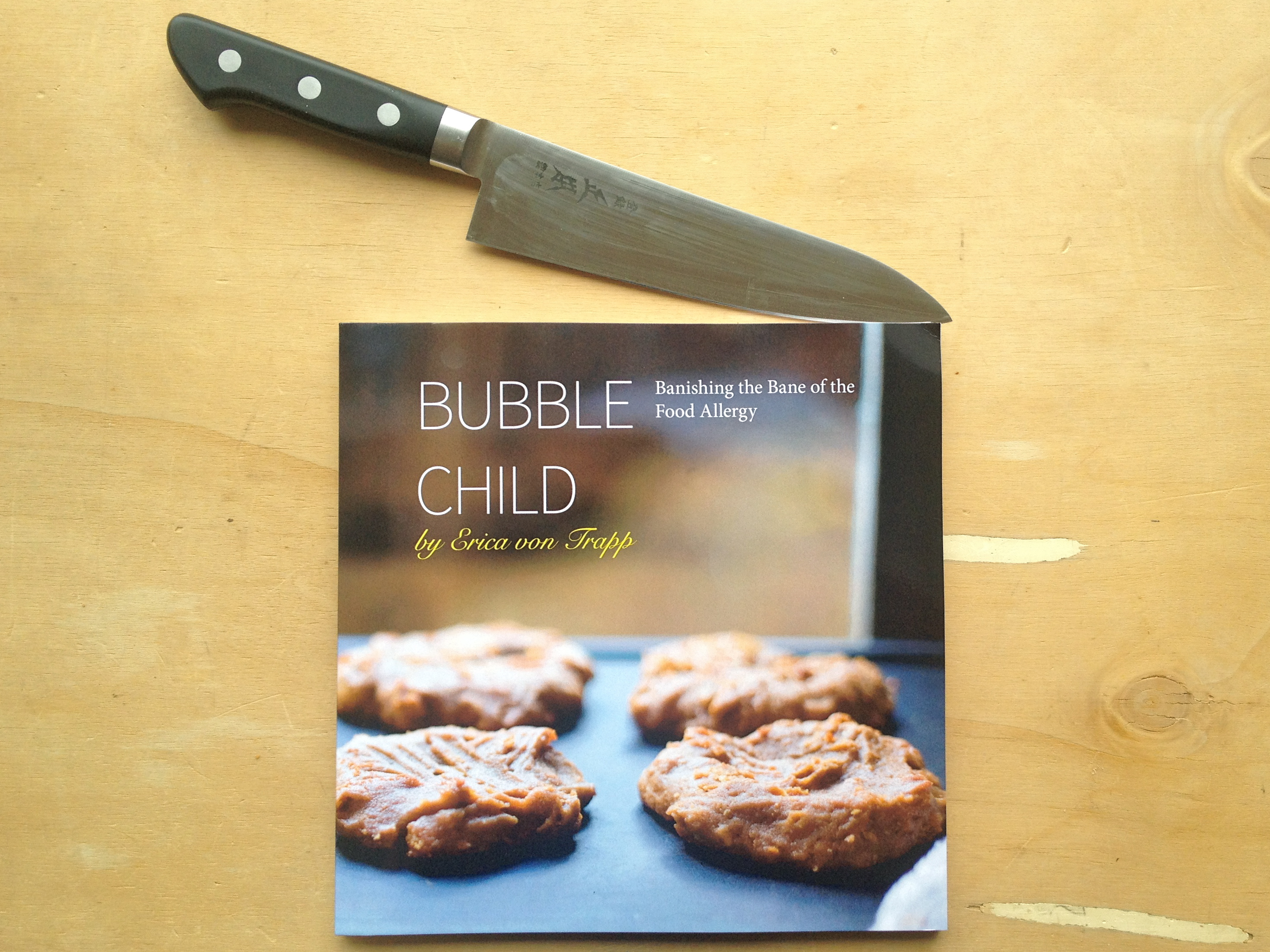 The Bubble Child cookbook coming soon to stores and Amazon.com.